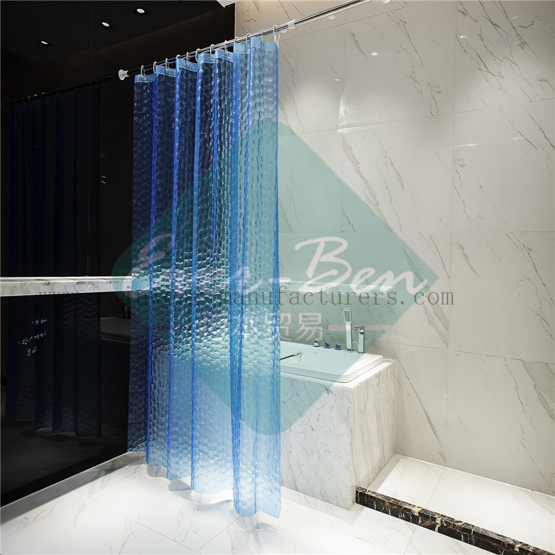 018 Non vinyl shower curtain